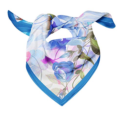 Bimba Womens Square Head Bandanas Summer Neck Wrap Scarf