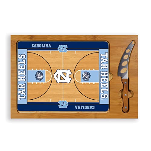 Picnic Time Icon Glass Top Cheese/Cutting Board Collegiate University Of North Carolina
