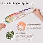 Potaroma Cat Toys Chew Ropes 3Pcs with Refillable Natural Catnip, Safe Teeth Cleaning Toy for Indoor Kittens, Interactive Cat Nip Kitty Toys for All Breeds 19.5 Inches - Image 5