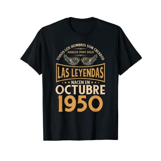 Cumpleaños Hombre Regalos Las Leyendas Octubre 1950 Camiseta