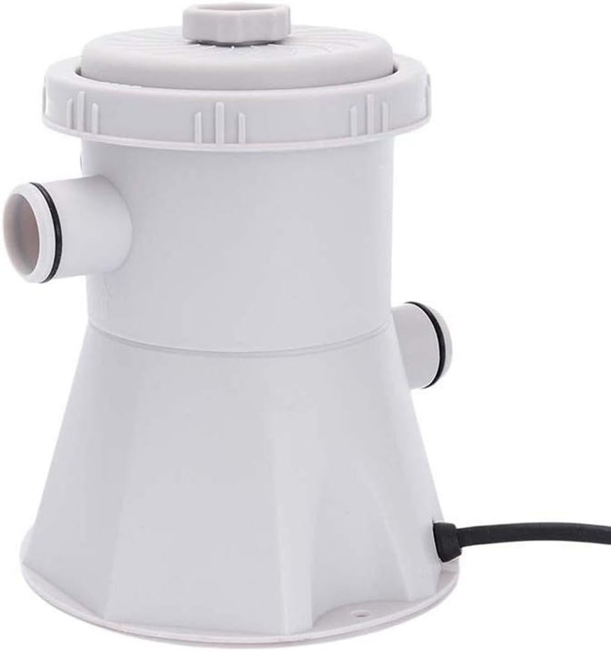 Yukify Water Cleaner Filter Pump Swimming Pool Water Circulation Pump 110V 15W Electric Swimming Pool Filter Pump Cartridge Filter Pump for Above Ground Pools Cleaning Tool