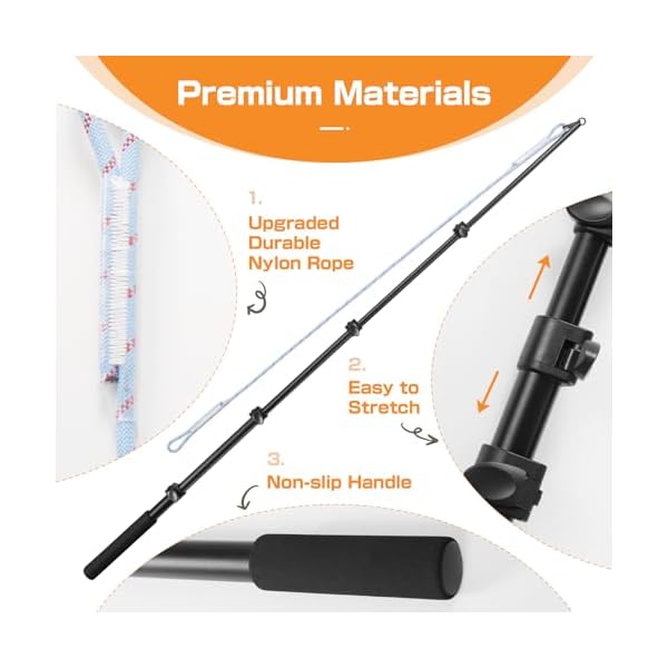 Compact 40-Inch Dog Pole