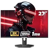 Raywego 27 inch 2K Gaming Monitor 180Hz, QHD 2560x1440 Computer Monitor, AMD FreeSync, HDMI 2.0 x2, DisplayPort, 99% sRGB for Gamers