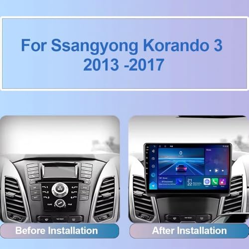 Autoradio con GPS y Mirror Link que soluciona la conectividad en tu SsangYong Korando 3 2