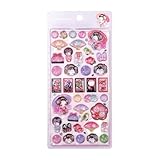 Generisch Lindas pegatinas, relieve 3D de PVC, bonito diseño de gato animal – para vasos de agua, portátiles, guitarras, maletas, bolsas de viaje, cuadernos, sobres, gafas, tableta, planificador