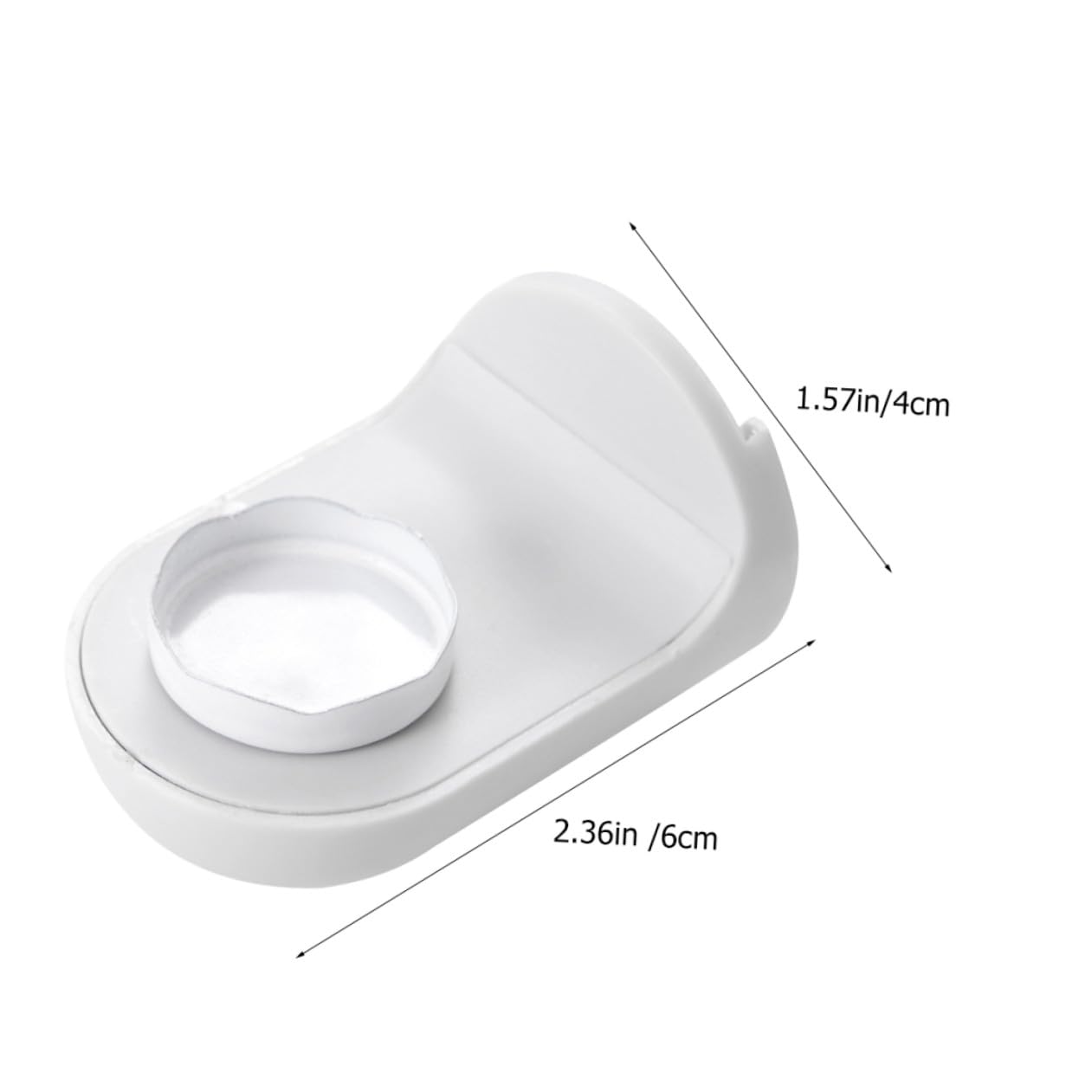 TOPBATHY 6pezzi Supporto Magnetico Per Sapone Da Bagno Mensola Adesiva Da Doccia Plastica Design Elegante e Resistente Alla Ottimizza Asciugatura Sapone