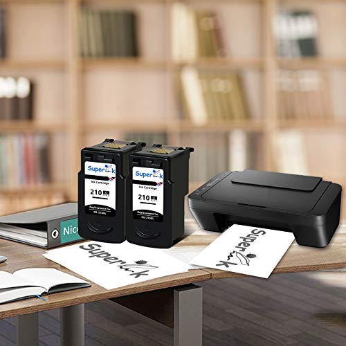 Superink 1Pk Remanufactured Compatible For Canon Pg-210Xl 210Xl Black Ink Cartridge Replacement For Pixma Ip2700 Ip2702 Mp230 Mp250 Mp270 Mp280 Mp490 Mp499 Mx320 Mx340 Mx350 Mx360 Mx410 Mx420 Printer #TOP6