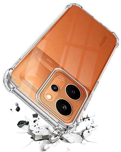 Image of Jkobi Shockproof Crystal-Clear Back Cover for Realme P4 Power 5G | Realme Narzo Power (Anti Yellow Case | Drop & Camera Protection | Hard Polycarbonate)