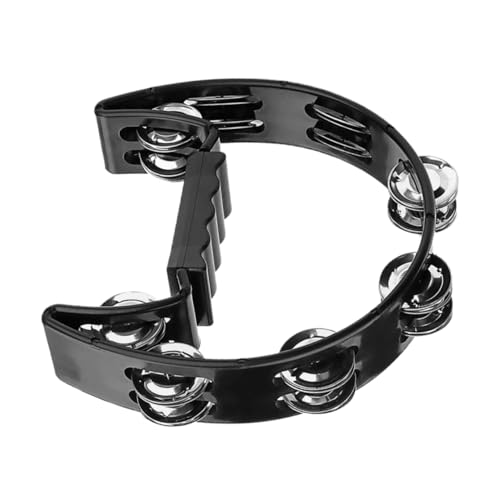 ERINGOGO Handheld Tambourine 16 Jingles Musical Instrument for Wedding Party Christmas and Classroom