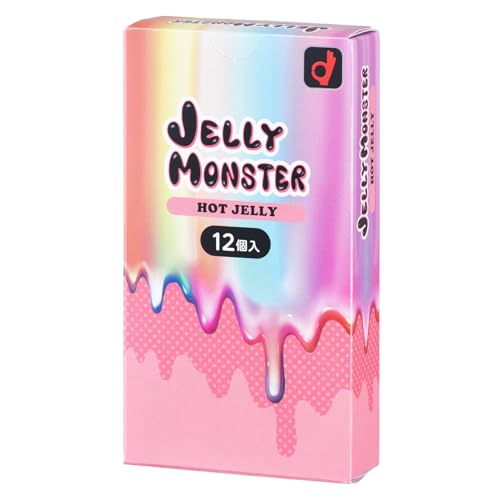 オカモトコンドームズ オカモト コンドーム JELLY MONSTER HOT JELLY (ゼリーモンスター ホットゼリー)12個入 たっぷり潤滑ゼリー - 画像1