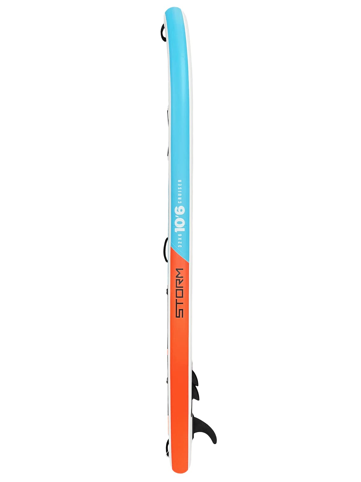 Storm Freeride Sup Stand Up Paddle Board 180 KM aufblasbar mit kompletes Zubehör - 320 x 81 x 15 cm – Surfbrett