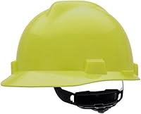 Vista 8 de MSA V-Gard Cap Style Safety Hard Hat Suspension Polyethylene Shell, Superior Impact Protection, Self Adjusting with Crown Straps Fas-Trac III