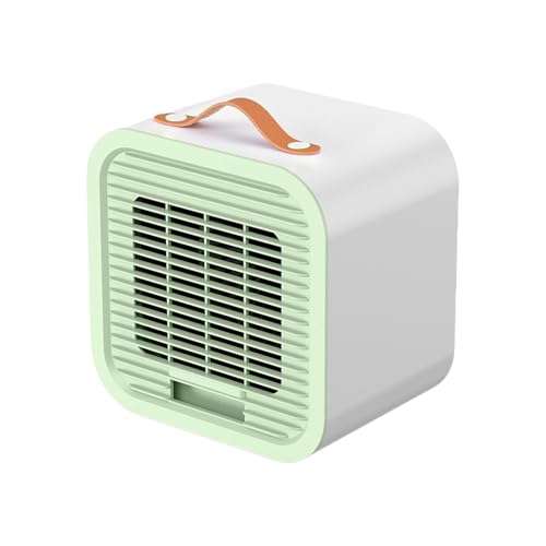 Tewzafiya Climatizador personal portátil – Ventilador de aire acondicionado personal portátil, refrigeración recargable 3 velocidades para verano, casa, viaje, camping exterior