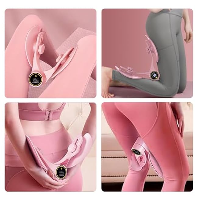 Thigh Master, Thigh Exerciser Kegel Exerciser Pelvic Floor Exercise Device for Women & Men, Inner Thigh Toner with Display Counter for Home Workouts