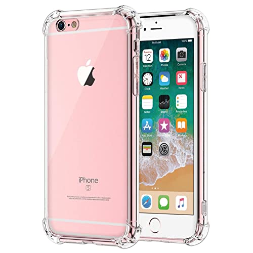 CoolGadget Ultra Crystal Clear Hülle für iPhone 6S Plus/iPhone 6 Plus, Transparente TPU Schutzhülle mit Stoßschutz, Klar CoolGadget Ultra Crystal Clear Hülle für iPhone 6S Plus/iPhone 6 Plus, Transparente TPU Schutzhülle mit Stoßschutz, Klar