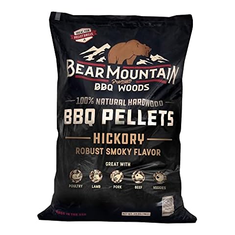 Bear Mountain Hickory BBQ Pellets for Smokers Cover