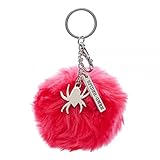 Spider-Gwen from Spider-Man Furry Pom Handbag Charm