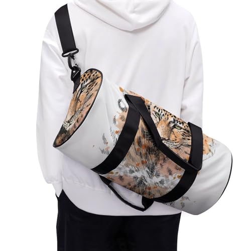 Sac de sport léopard 45x23x23cm pour optimiser vos bagages cabine