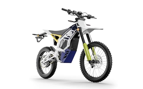 Antgooat Aptum 8F - Bicicleta eléctrica para hombre Dirt Bike eléctrica para adultos, batería de 75 V 40 Ah, autonomía de 120 km, par de 380 Nm, suspensión completa, frenos de disco hidráulicos