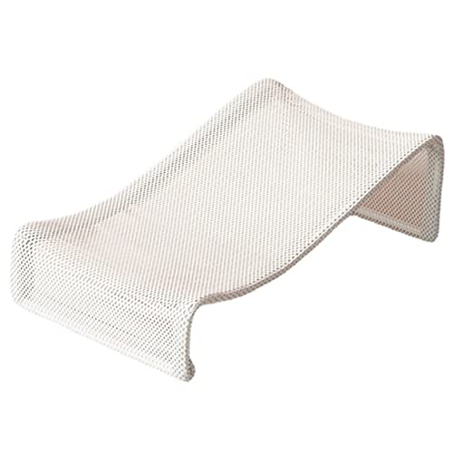 UPKOCH Almohadilla y Asiento de Bañera para Ñiño, Soporte Ergonómico Antideslizante, Material Suave y Transpirable, Color Azul Claro, Adecuado para Baño Seguro y Cómodo, Recién Nacidos