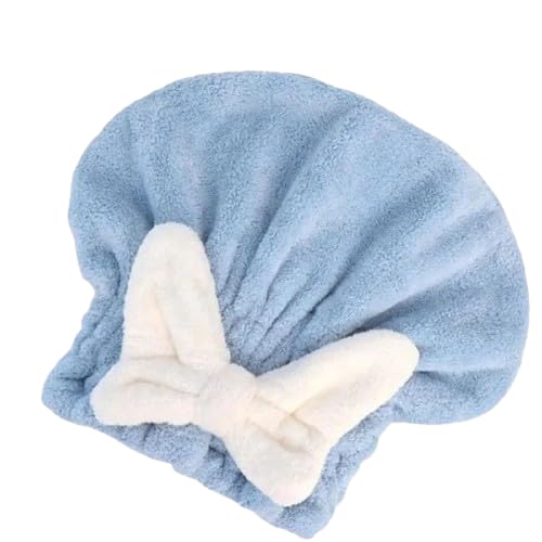 KBR® Super Absorbent Hair Towel Wrap for Wet Hair, Quick Dry Head Wrap with Bow-Knot Shower, Microfiber Hair Towel Wrap for Women (Blue) (B0DCK9HQDL) Amazon Price History, Amazon Price Tracker
