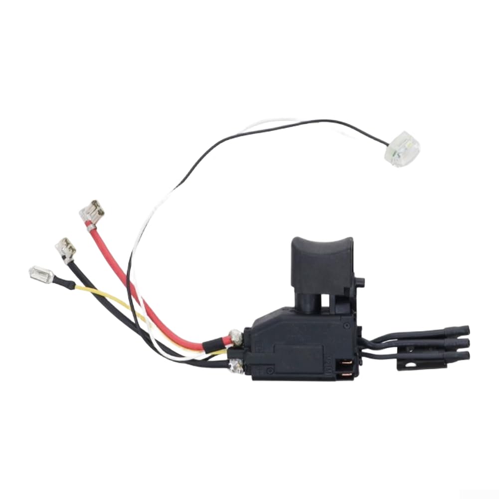 Switch Replacement for XPH10Z XFD10Z DDF482 Cordless Drill 650753-7 632F27-4 Black Plastic OEM Style Robust Trigger Control Power Tools Accessory