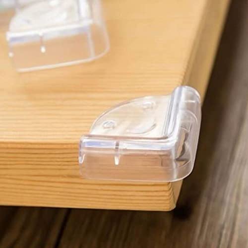 Kit Com 4 Protetor De Quina Silicone Segurança Proteção Casa