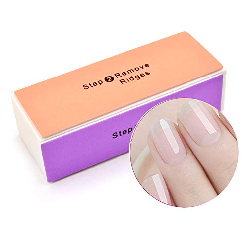 4 Way Nail Buffer Block - File,Smooth,Shine-Nail Polisher Sponge Emery Board Nail Art Care Buffing Buffer Mini Manicure Sanding Blocks Shine Pedicure Tool For Women Lady(Random Color,10 PCS) - Image 3