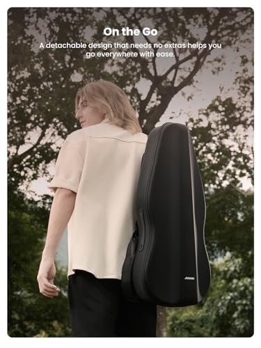 Image of AEROBAND Natural 6-String Right-Handed Acoustic-Electric Guitar, Travel Silent Guitar With Detachable Fretboard, Headphone Jack, MIDI Guitar