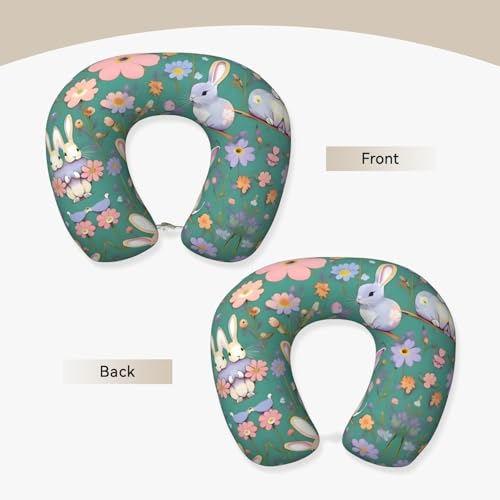 Almohada de viaje con soporte para cuello y hombros miniatura 3