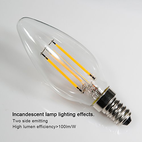 4p Anten® 2 anni di garanzia E14 4W 380LM vetro