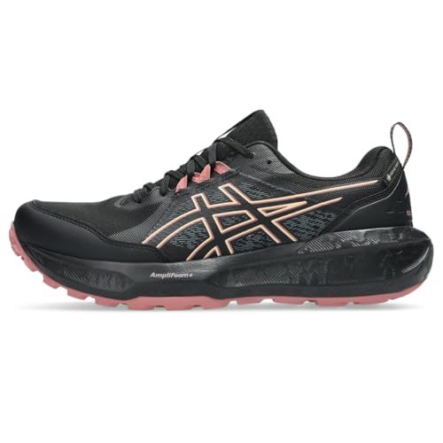 ASICS ASICS Women's Gel-Sonoma 8 GTX Running Shoes, 7.5, Black/Apricot Crush