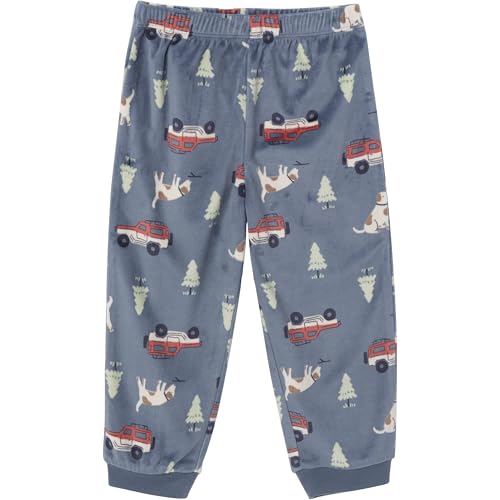 Modern Moments by Gerber baby-boys Toddler Bunny Fleece 2-piece Sweater & Pant Pajama Set3