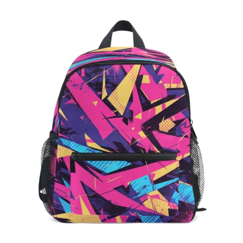 Cartable pour garçons filles au design abstrait et ergonomique