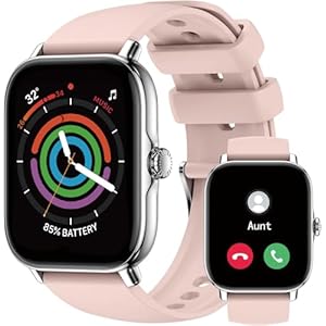 Smart Watch,1.91″ Smartwatch for Men Women (Answer/Make Call),Fitness Tracker with 116 Sport Modes,IP68 Waterproof,Heart Rate/Sleep/Monitor,Long Battery Life,for iPhone & Android & Samsung