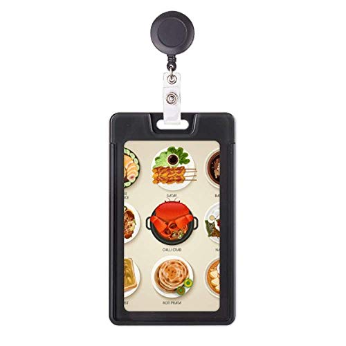 Funda retráctil para tarjetas Tasty Dishes: Extensión cómoda y protección total