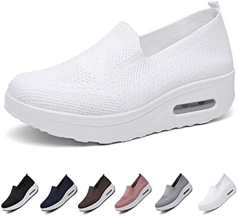 LELEBEAR Women’s Orthopedic Sneakers, Orthopedic Sneakers for Women, Mesh up Stretch Platform Casual Walking Shoes, Casual Shoes