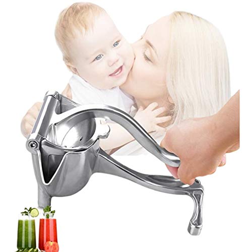 Manual Juicer Handheld Steel JuicerStainless Steel Manual Fruit JuicerGreat Citrus Squeezer for Healthy Juicing Cocktails Cooking