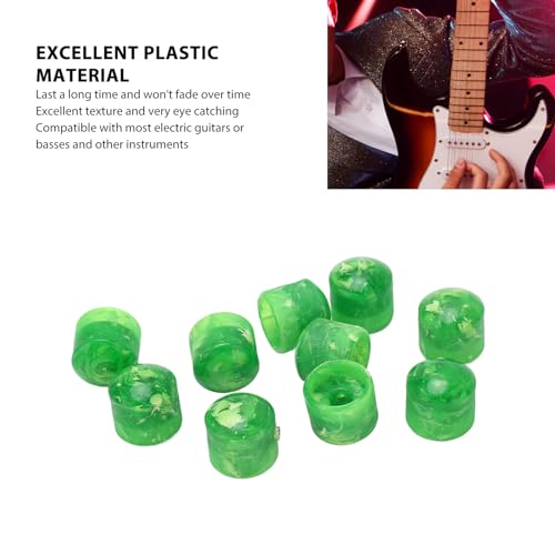 Boutons de dôme de volume plastique vert GD87 avec commandes réglables fluides