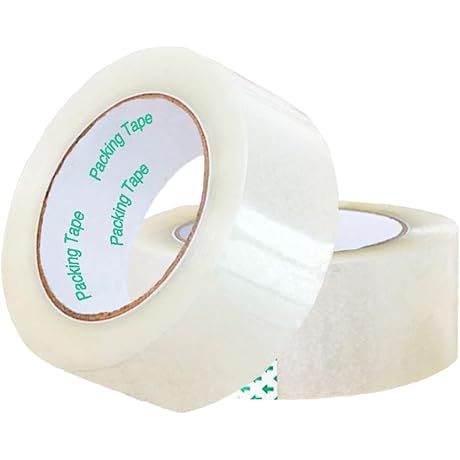 Transparent Packing Tape 2 Rolls, 120 yards