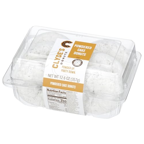 Clyde\'s Powdered Cake Donuts, Frozen, 6ct - Thumbnail 6
