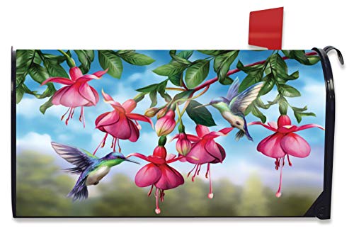 Briarwood Lane Flight Of The Hummingbirds Spring Magnetic Mailbox Cover Floral #TOP6