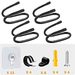 Set of 4 Pan Pot Lid Holders, Self-Adhesive Cabinet/Wall Mount Storage Organizer, Suitable for Lids Up to 11 Inches, Rust Resistant - Image 3