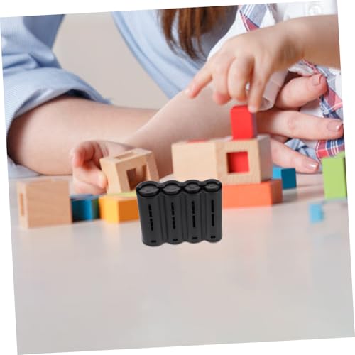 Organizador de monedas compacto de plástico con 4 compartimentos miniatura 4