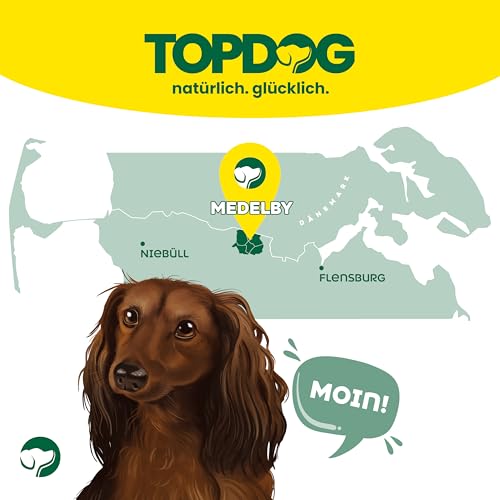 Topdog Leberwurst Leckerli für Hunde 2 x 80g - Kleine Happen als Belohnung oder für das Training - 100% Natürlich ohne Zusatzstoffe - Ideales Hundeleckerli