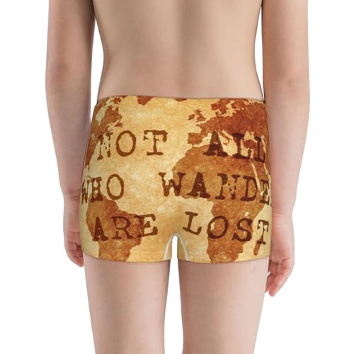 Boys' Cotton Boxer Brief Soft Underwear-Not All Those Who Wander Are Lost23