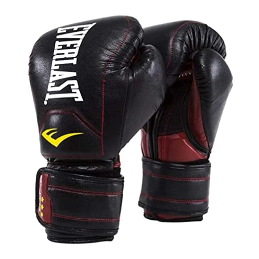 EVERLAST BOXHANDSCHUHE ELITE MUAY THAI TRAININGSHANDSCHUHE SCHWARZ 14 OZ