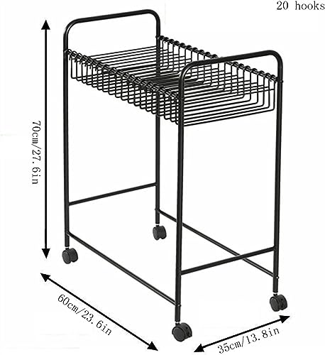 Portant à vêtements en métal autonome pour optimiser les petits espaces - 5