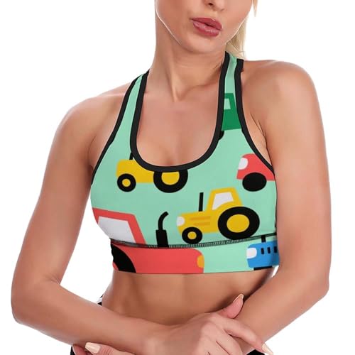 Womens Comfort Fit Yoga Bra Athletic Shirts for Sports Exercise