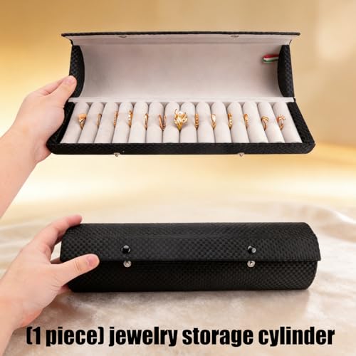 Bolsa de almacenamiento de joyas para viajar sin enredos organizador de accesorios seguro 6